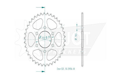 TRIUMPH Bonneville All  Spares - Esjot Sprockets.