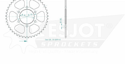 Sprockets Rear (32009 - 45T) - Esjot