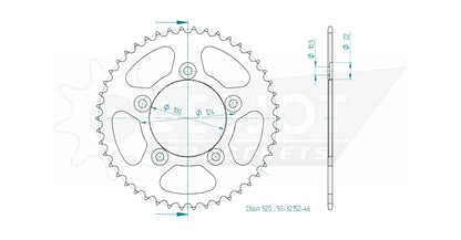 Ducati Scrambler 800 Spares - Esjot Sprockets.