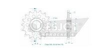 Sprockets Front (32194 - 17T) - Esjot Sports