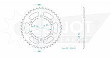 Sprockets Rear (32242 - 41T) - Esjot