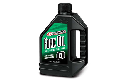 Mineral-based fork fluid with Lubricinol, anti-foaming, reduces friction and wear.