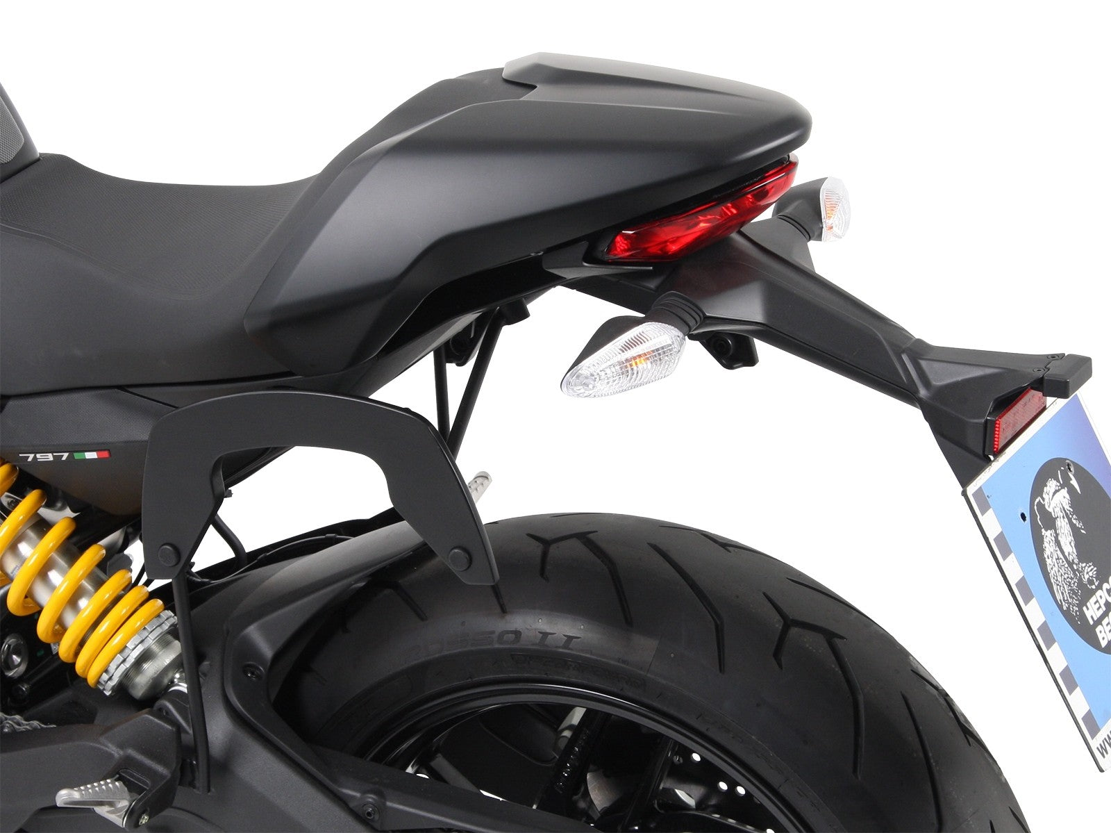 Ducati Monster 797 Carrier - C-Bow Luggage Systems.
