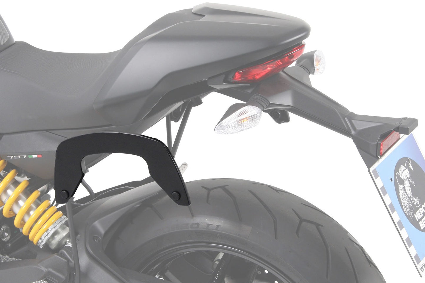 Ducati Monster 797 Carrier - C-Bow Luggage Systems.