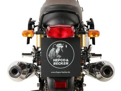 Royal Enfield Interceptor Carrier Sidecases - C-Bow.