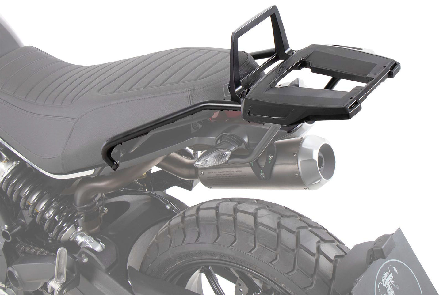Ducati Scrambler 1100 Dark Pro Topcase carrier - Fixed Hinge (Alu Rack)