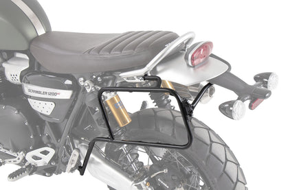 Triumph Scrambler 1200 XE  / XC Carrier - Sidecases Permanent Fixed (Left Side, Black).