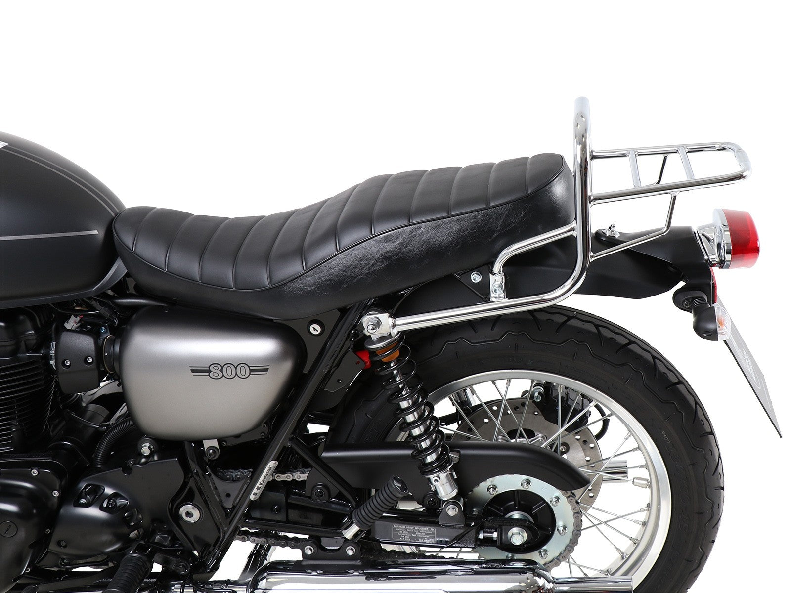 Kawasaki W800 Street/Cafe Carrier Topcase - Tubed Carrier.