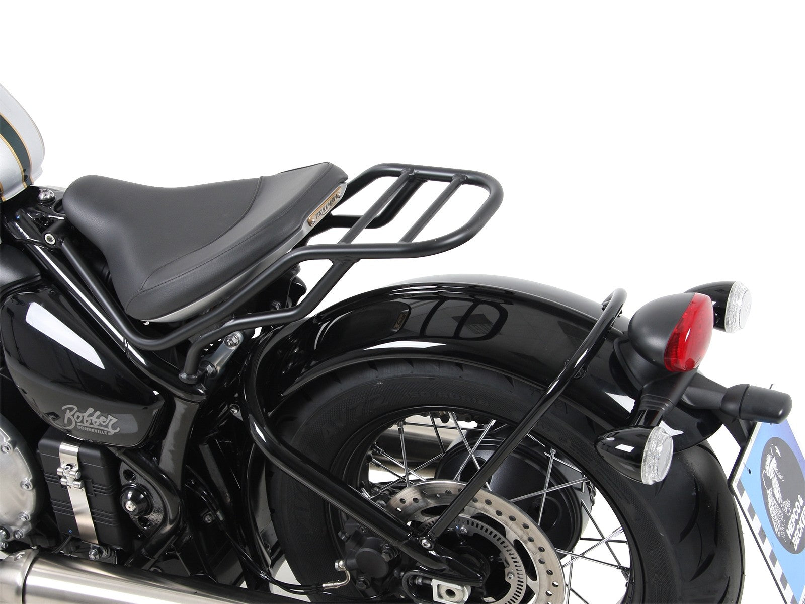 Triumph Bonneville Bobber Carrier - Tube Rear Rack.