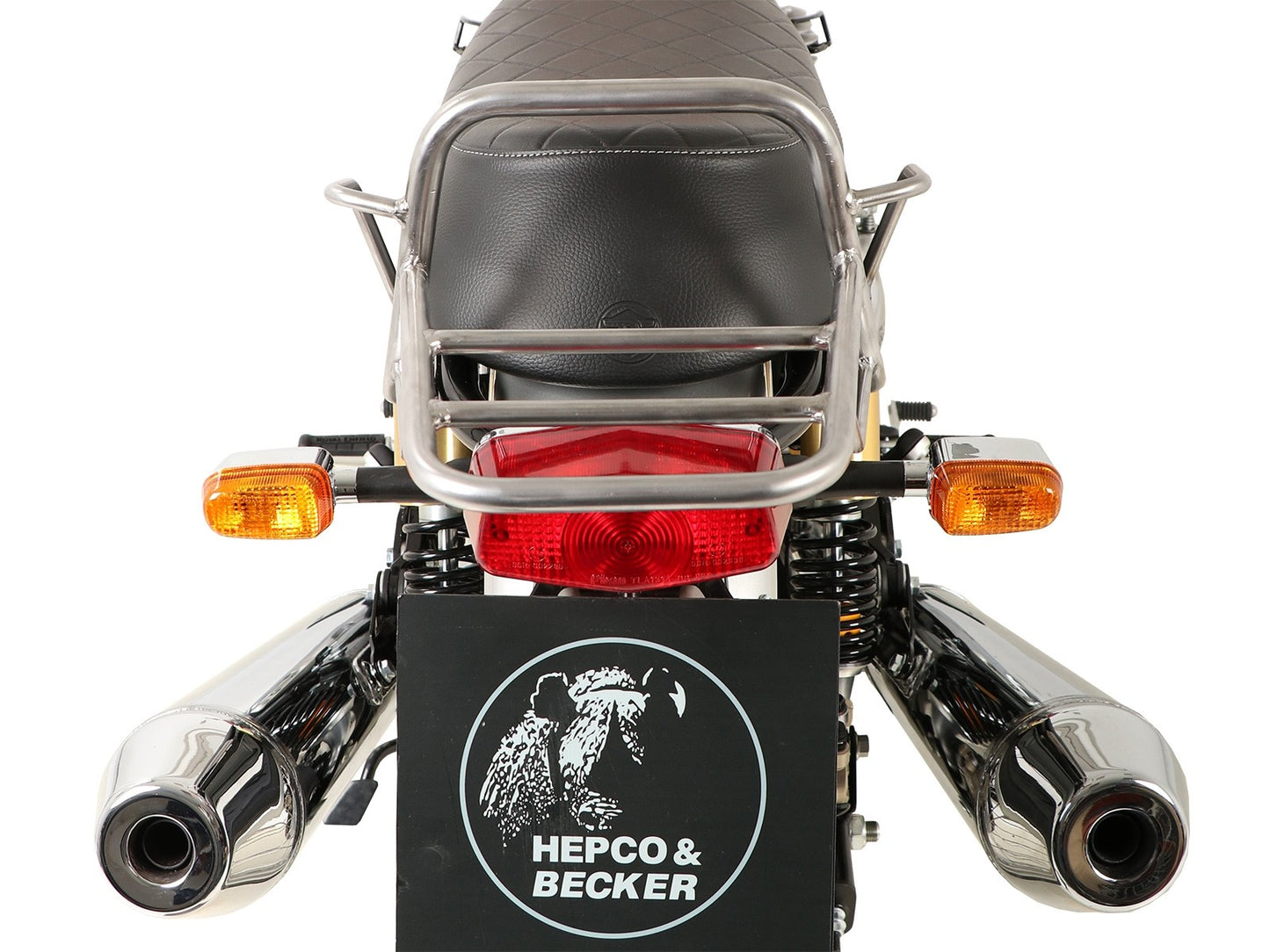 Royal Enfield Interceptor Carrier Topcase - Tubed Carrier.