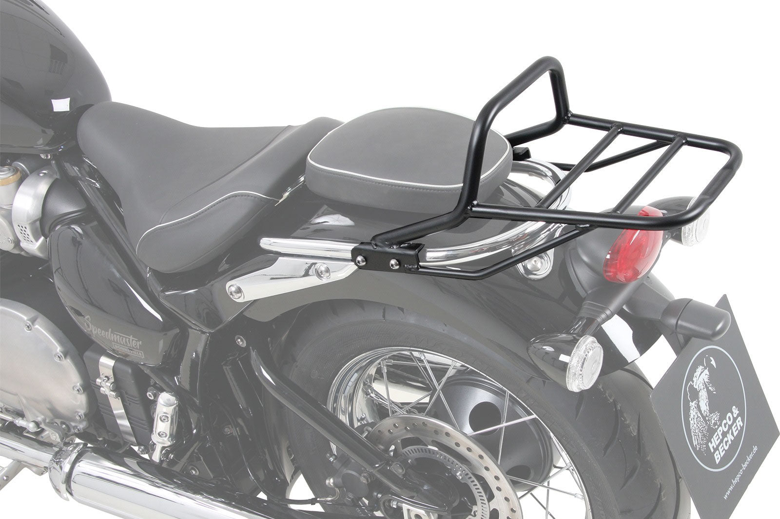 Triumph Bonneville SpeedMaster Carrier Topcase - Tubed Carrier.