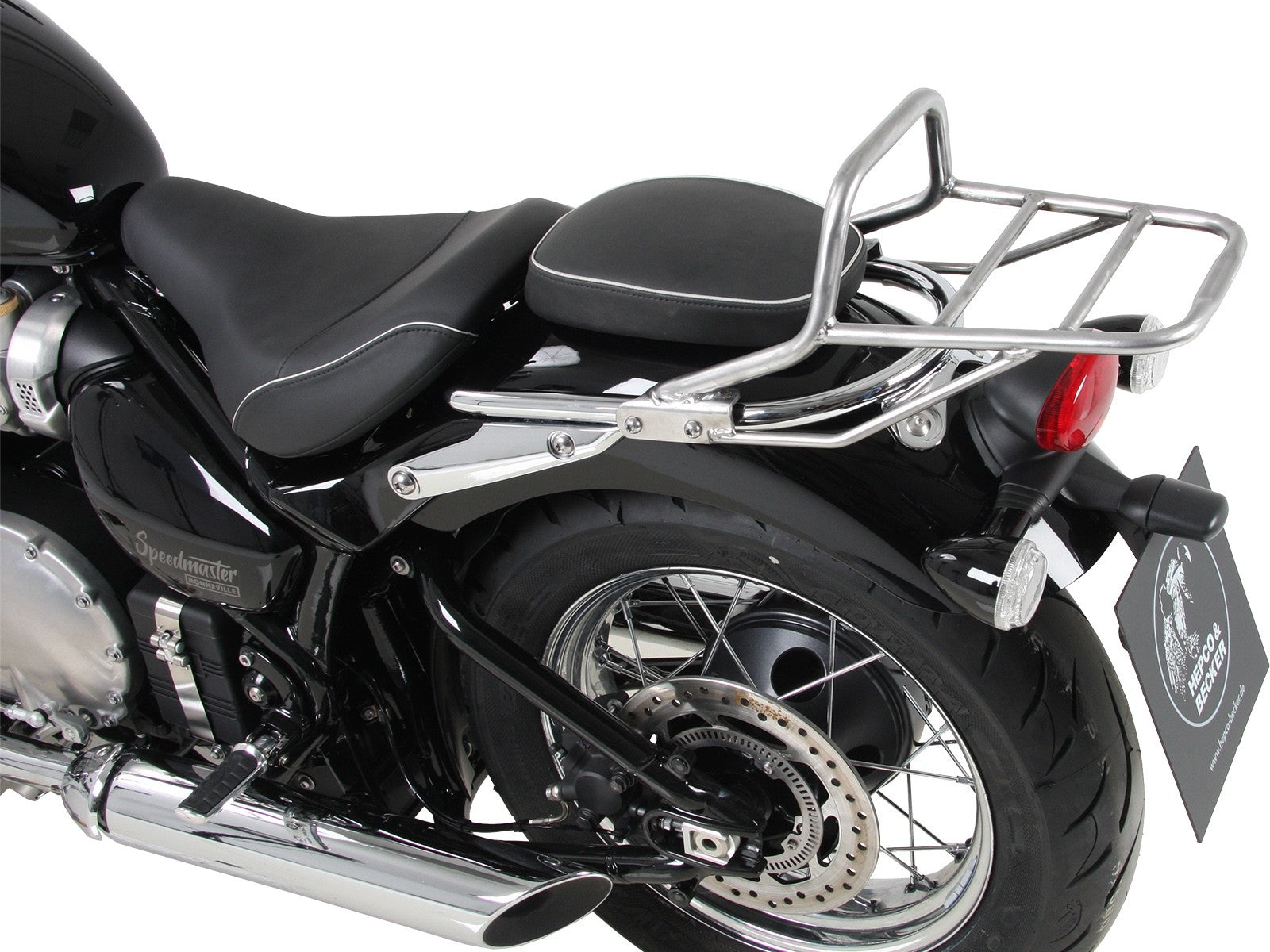 Triumph Bonneville SpeedMaster Carrier Topcase - Tubed Carrier.