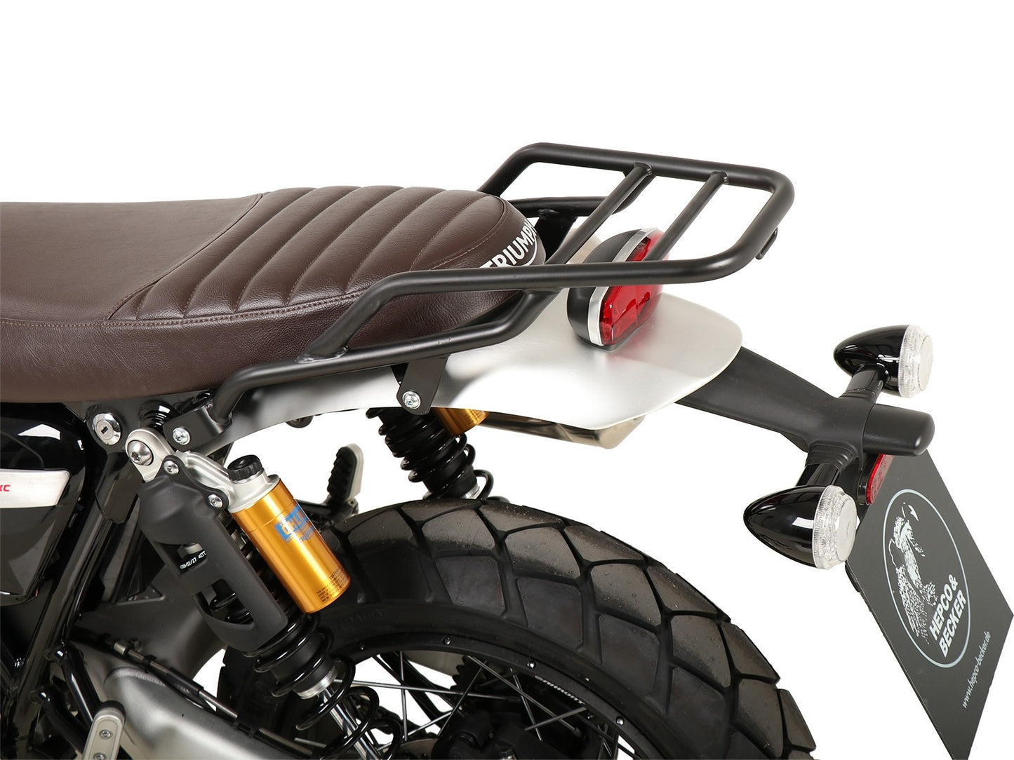 Triumph Scrambler 1200 XE /  XC - Topcase carrier Tube Type.