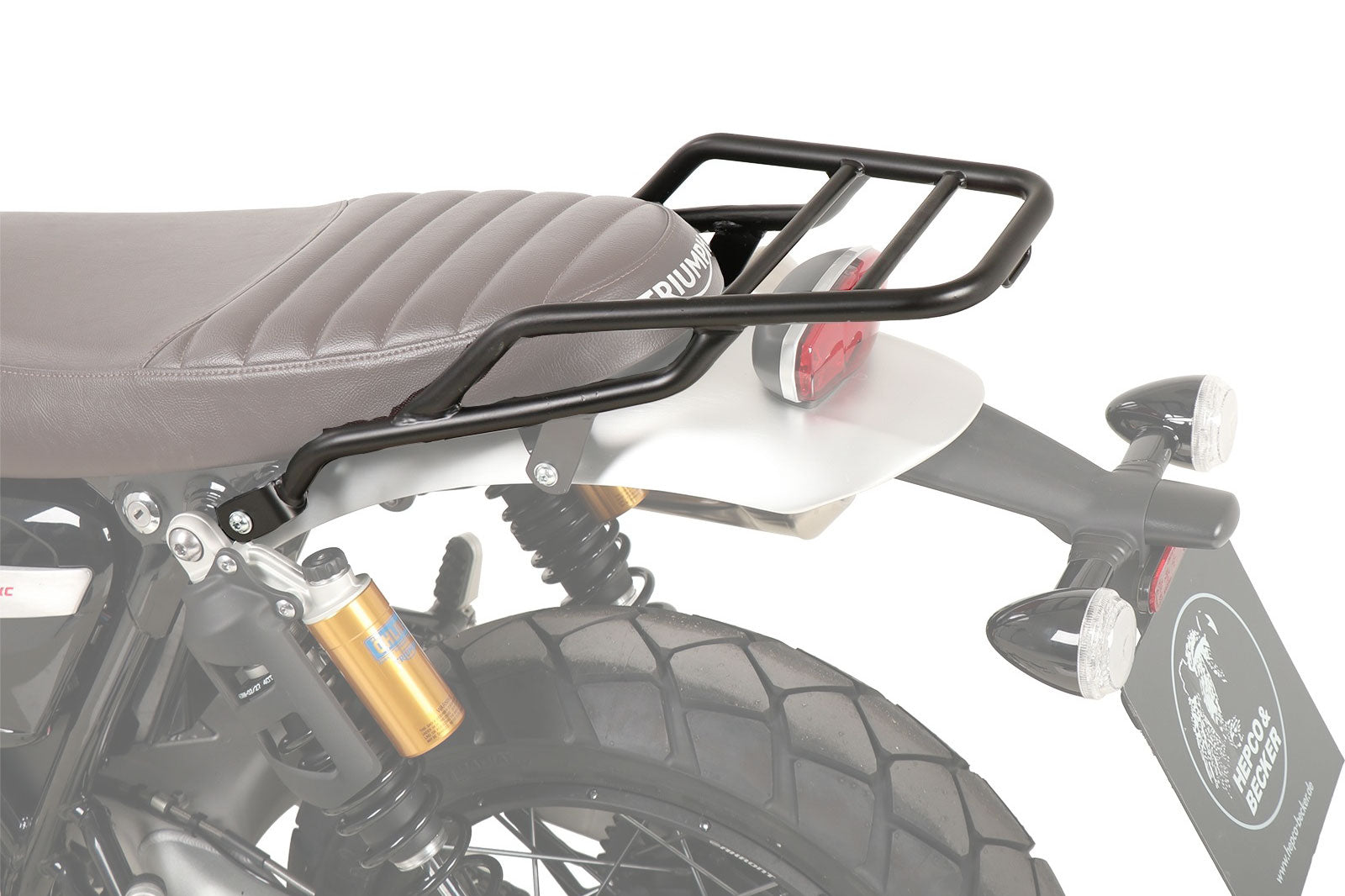 Triumph Scrambler 1200 XE /  XC - Topcase carrier Tube Type.