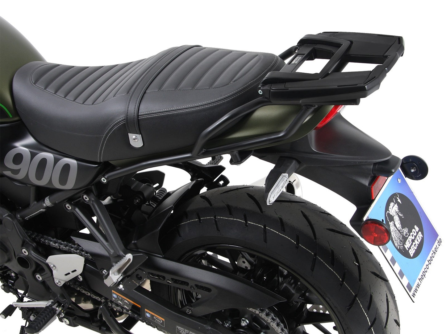 Kawasaki Z900 Cafe Luggage - Top case carrier (Aluminium).