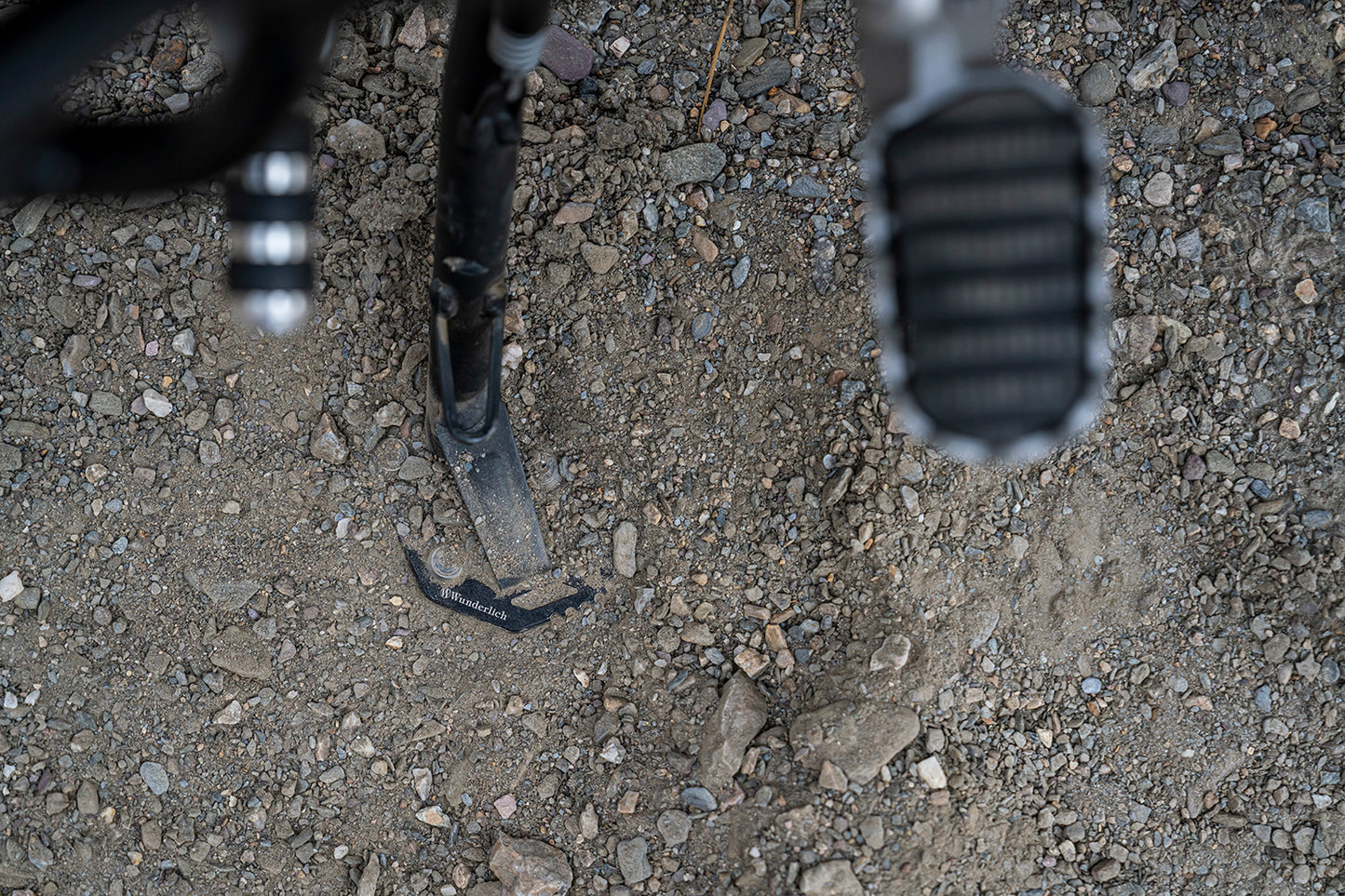 Ducati Desert X Ergonomics - Side Stand Enlargement