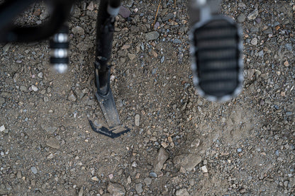 Ducati Desert X Ergonomics - Side Stand Enlargement