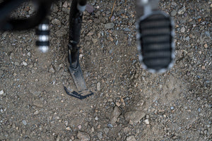 Ducati Desert X Ergonomics - Side Stand Enlargement