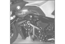 BMW K1300R with Hepco Becker black engine guard for protection.
