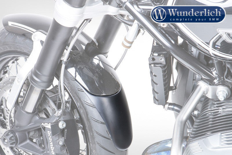BMW R NineT Plastics - Front Fender Extender ( Matte Black).
