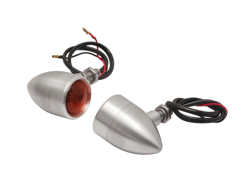 Billet Turn Indicator Signals - Aluminium / Black.