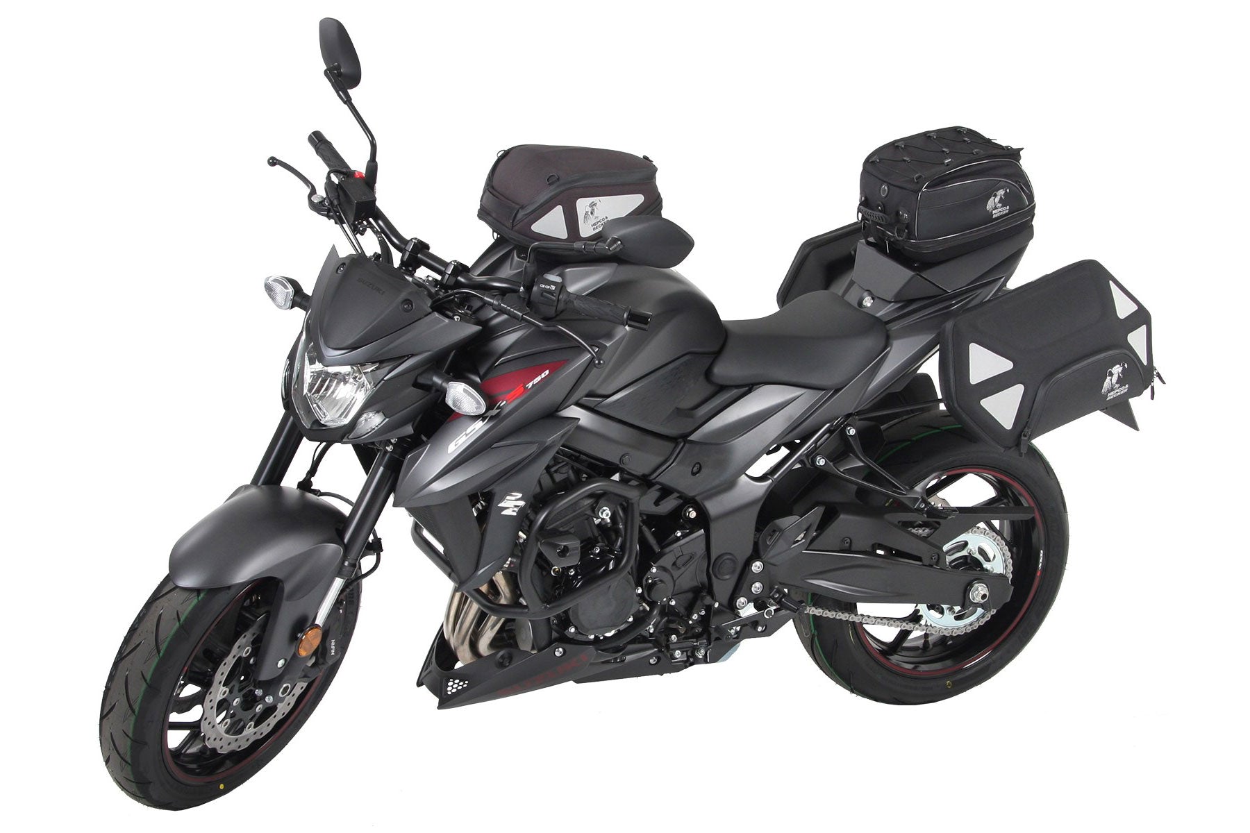 Suzuki GSX S750 Luggage - Sidecases Carrier - C-Bow.
