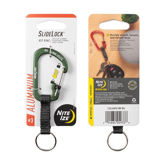 Slidelock Key Ring.