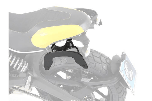 Ducati Scrambler with C-Bow sidecases carrier by Hepco Becker.