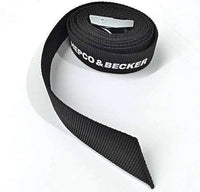 Straps 1.8M with Metal Buckle - pair (black).
