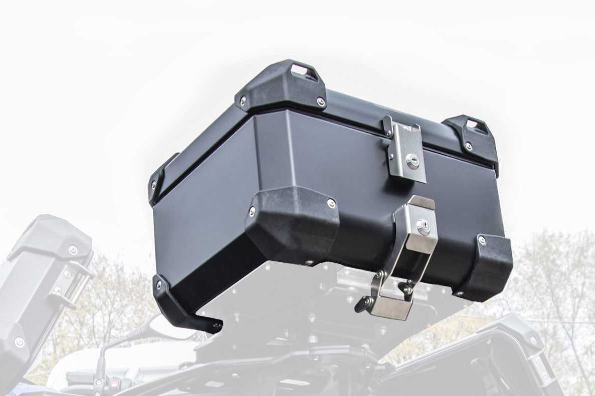 Bumot Luggage - Top Case 43L Defender Evo (Aluminium, Black & Frozen Grey).