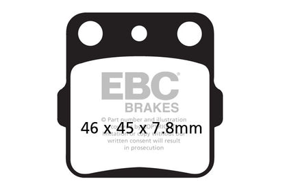 Brakes - FA084TT Carbon - EBC (Rear)