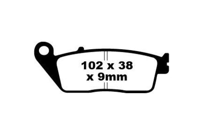 Brakes - FA142 Organic - EBC (Front)