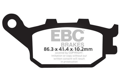 Brakes - FA174V Semi Sintered - EBC (Rear)