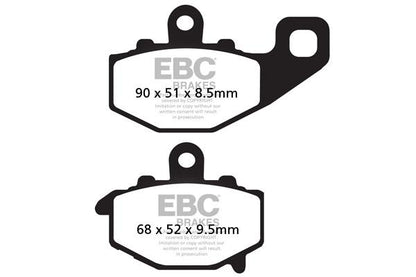 Brakes - FA192V Semi Sintered - EBC (Rear)