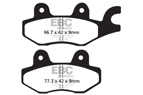 Brakes - FA197HH Fully Sintered- EBC (Front)