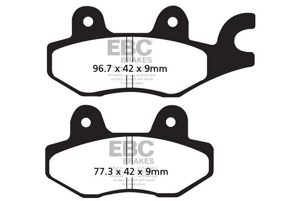 Brakes - FA197 Organic- EBC (Rear)