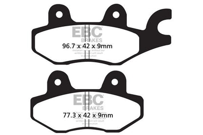 Brakes - FA197 Organic- EBC (Rear)