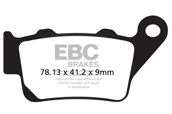 Brake pads Double HH by EBC Brakes.