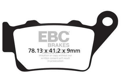 Brake pads Double HH by EBC Brakes.