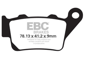 Brake pads Double HH by EBC Brakes.