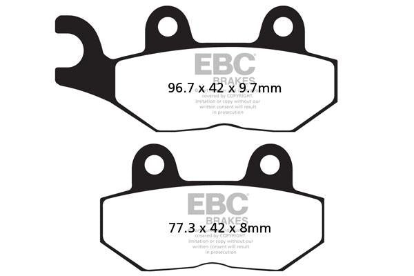Brakes - FA214/2HH Fully Sintered - EBC (Rear)