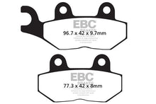 Brakes - FA214/2HH Fully Sintered - EBC (Rear)