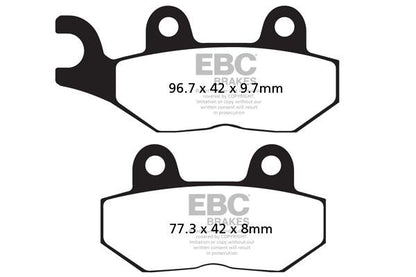 Brakes - FA214/2HH Fully Sintered - EBC (Rear)
