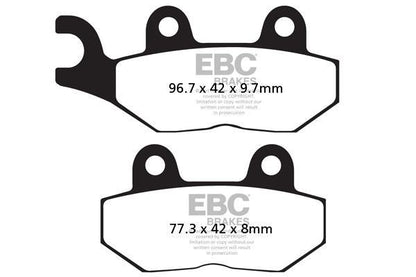 Brakes - FA214/2 Organic - EBC (Rear)