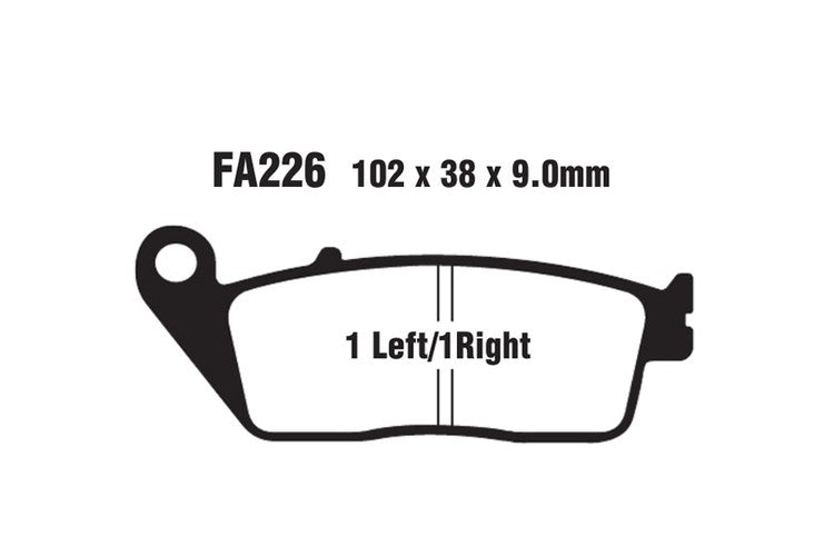 Brakes - FA226HH Fully Sintered  - EBC (Front)