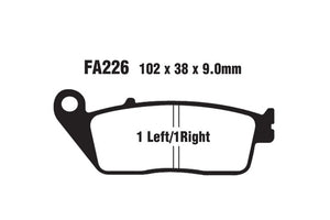 Brakes - FA226HH Fully Sintered  - EBC (2 Set Front)