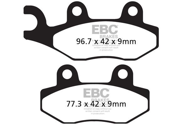 Brakes - FA228 Organic - EBC