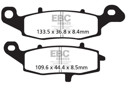 Kawasaki Er6n Brake Pads - EBC Brakes.