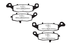 Brakes - FA231V + FA229V Semi Sintered - EBC (Front)