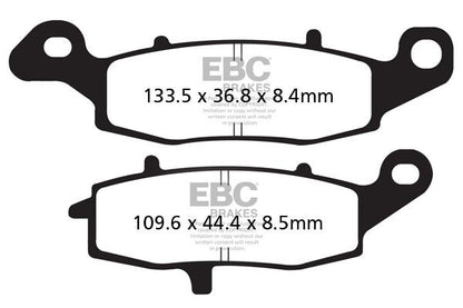 Kawasaki Er6n Brake Pads - EBC Brakes.